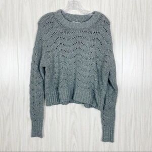 American Eagle | Grey Knit Sweater Size Small